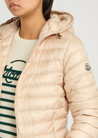 Moncler Igelhood Padded Hooded Nylon Jacket Beige