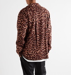 Sacai - Reversible Leopard-Print Wool and Shell Jacket - Brown