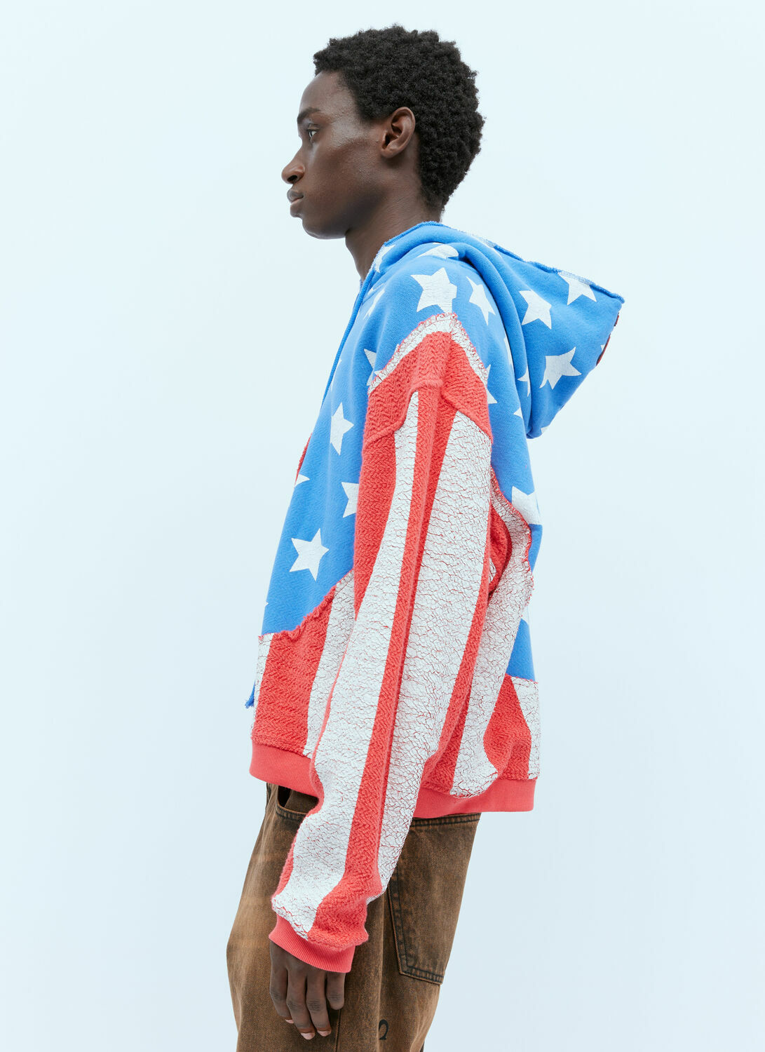 ERL Stars And Stripe Swirls Hooded Sweatshirt