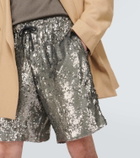 Dries Van Noten Sequined shorts