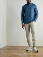 Lululemon - Metal Vent Tech Slim-Fit Stretch-Jersey Half-Zip Top - Blue