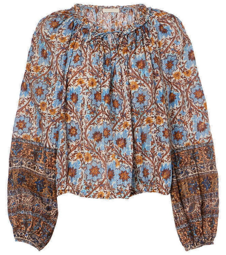 Photo: Ulla Johnson Silva printed cotton-blend blouse