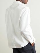Jacquemus - Baou Webbing-Trimmed Printed Cotton-Poplin Shirt - White