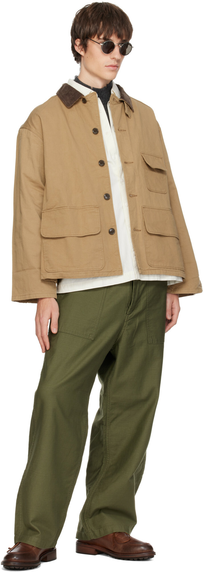 Ordinary Fits Khaki Vintage Fatigue Trousers