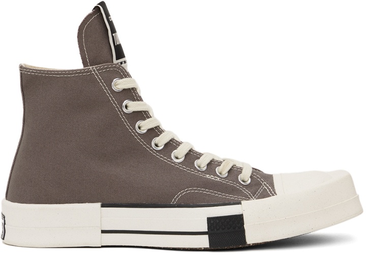 Photo: Rick Owens DRKSHDW Gray Converse Edition TURBODRK Chuck 70 Sneakers