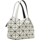 BAO BAO ISSEY MIYAKE White Boston Tote