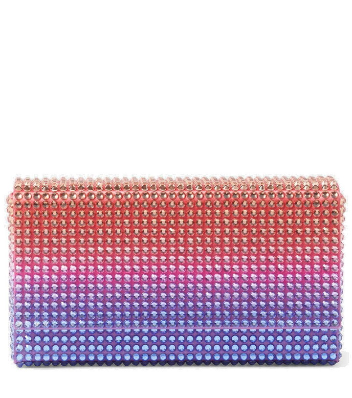 Photo: Amina Muaddi Super Amini Paloma Mini embellished clutch