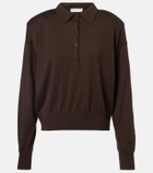 The Frankie Shop Croydon wool-blend polo sweater