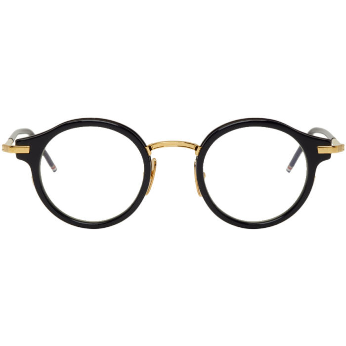 【極美品】THOM BROWNE 18Kゴールド　TB-803 Thom Browne Navy and Gold TB-807 Glasses Thom Browne