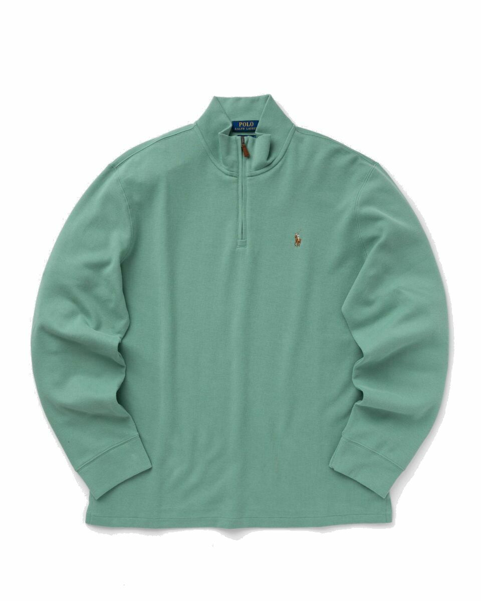 Photo: Polo Ralph Lauren Long Sleeve Knit Green - Mens - Half Zips