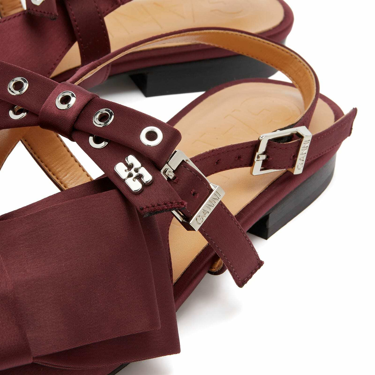 【関税&送料込】Ganni Ballerina With Bow Black Black Big Bow Slingback Ballerinas | GANNI HU