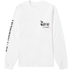 Uniform Experiment Men's Long Sleeve Fragment Jazzy Jay 5 T-Shirt in White