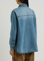 Skall Studio Millington Denim Shirt Dark Blue