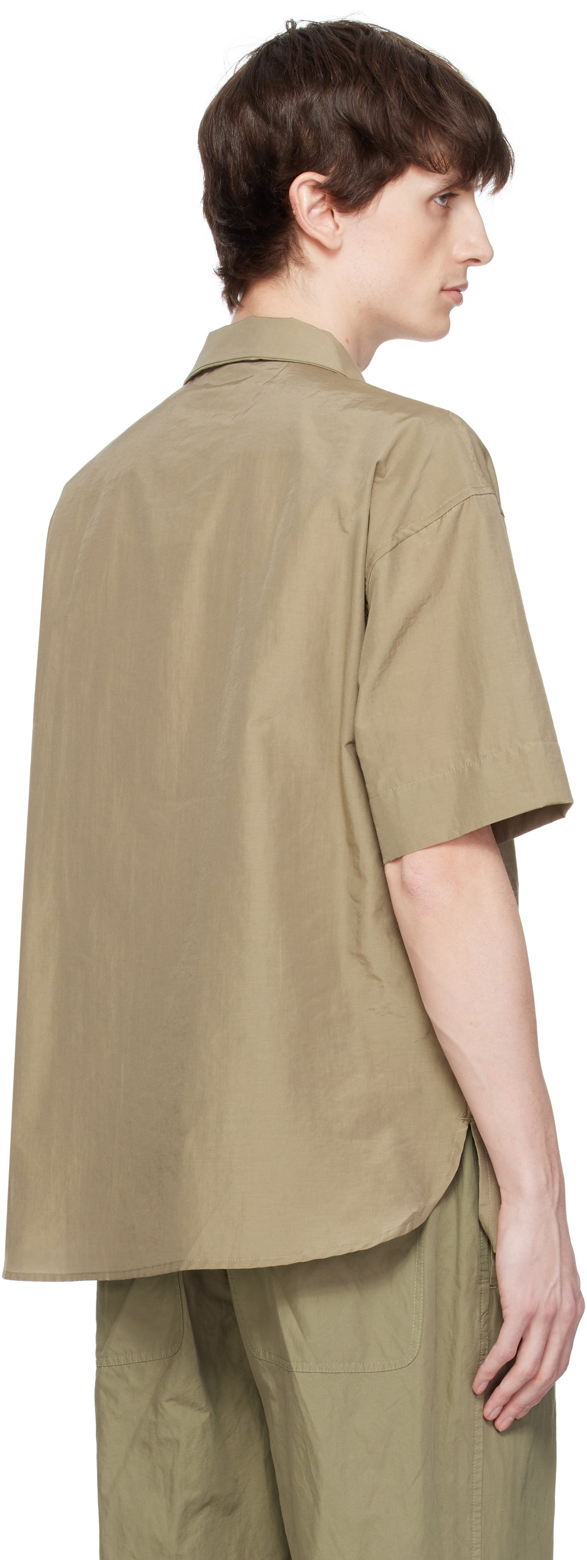 DOCUMENT Khaki Capri Pocket Shirt
