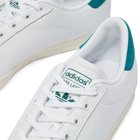 Adidas Men's Rod Laver Vin Sneakers in White/Legacy Teal