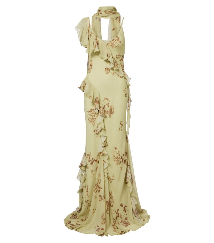 Photo: De La Vali Mayara floral georgette maxi dress