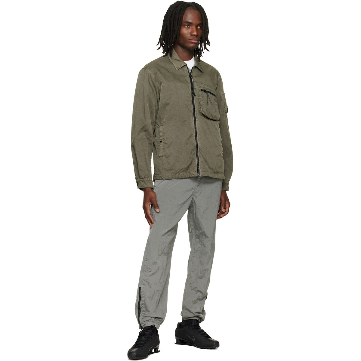 Stone Island Gray 3100035 Nylon Metal ECONYL Trousers