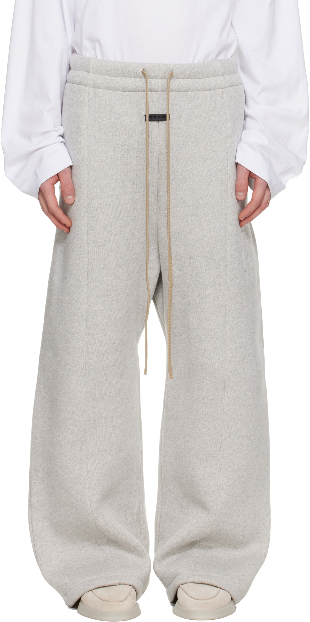 Fear of God Gray Wide Leg Sweatpants