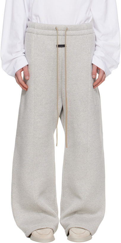 Photo: Fear of God Gray Wide Leg Sweatpants