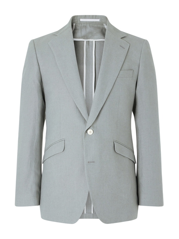 Photo: Favourbrook - Cooper Linen Suit Jacket - Green