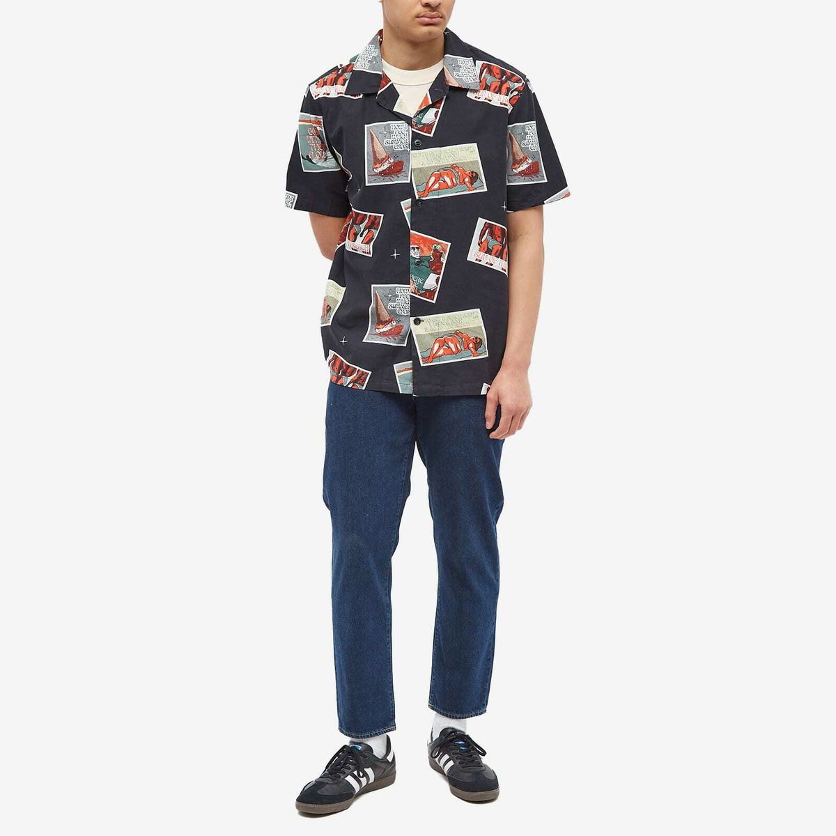 Edwin Men's Holidays Vacation Shirt in Multi Edwin