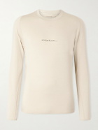 Portal - Lateral Peak Logo-Print Recycled-Jersey T-Shirt - Neutrals