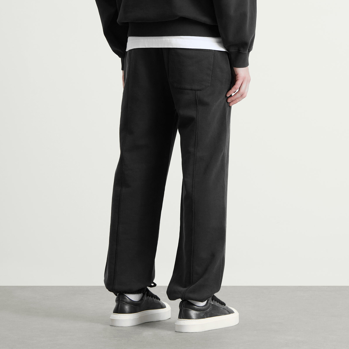 Cole Buxton Men's Mini Logo Sweatpants in Vintage Black