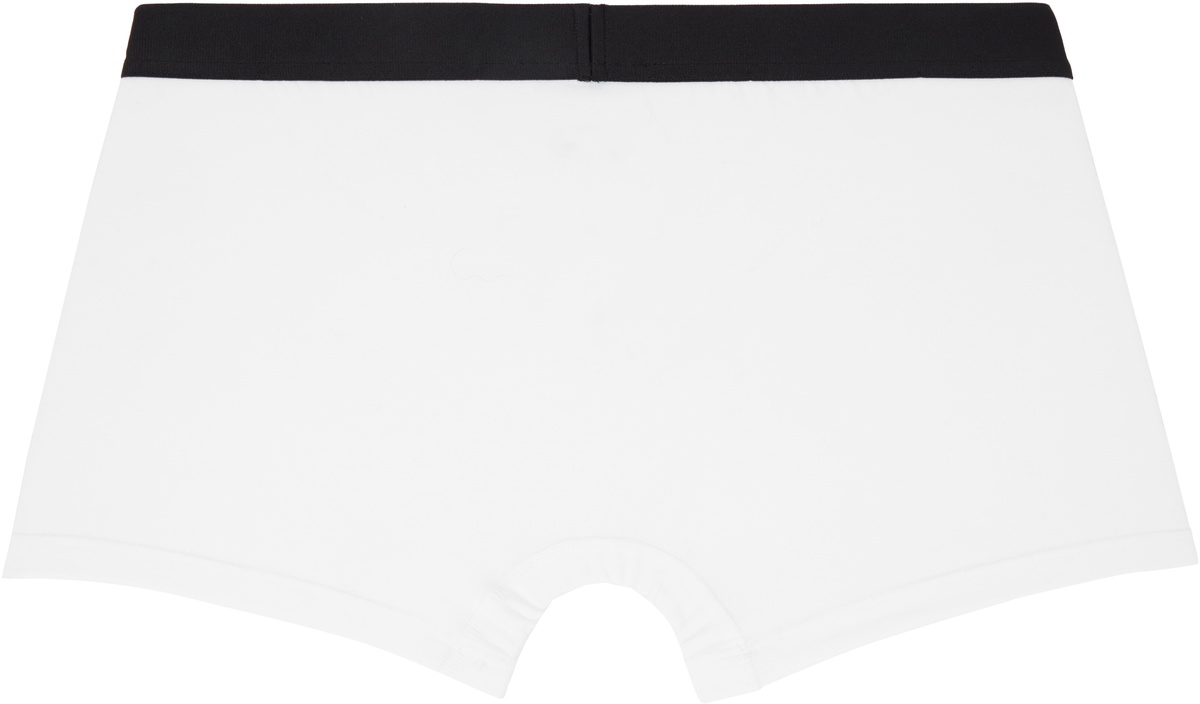 Dsquared2 Two-Pack Black & White Stretch Cotton Boxer Briefs