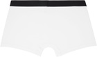 Dsquared2 Two-Pack Black & White Stretch Cotton Boxer Briefs