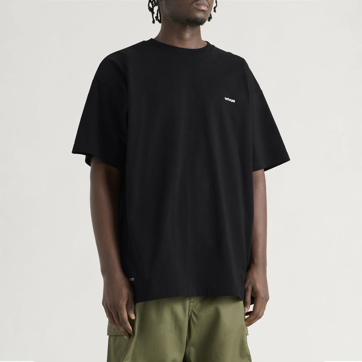 WTAPS Men's WTVUA Short Sleeve T-Shirt in Black