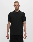Fred Perry X Raf Simons Enamel Pin Polo Shirt Black - Mens - Polos