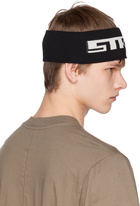 Rick Owens Drkshdw Black 'Strobe' Headband