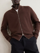 Givenchy - Cashmere Zip-Up Cardigan - Brown