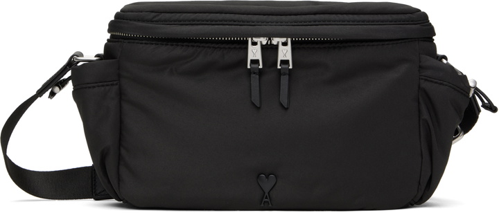 Photo: AMI Paris Black Ami de Coeur Messenger Bag