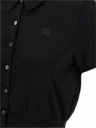 T by Alexander Wang Logo Patch Polo Shirt