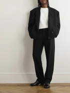 Fear of God - 8th Straight-Leg Pleated Wool-Gabardine Trousers - Black