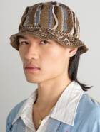 KAPITAL - 7G Jacquard-Knit Bucket Hat