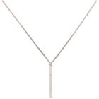 MM6 Maison Margiela Silver Pendant Chain Necklace