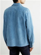Paul Smith - Suede Shirt Jacket - Blue