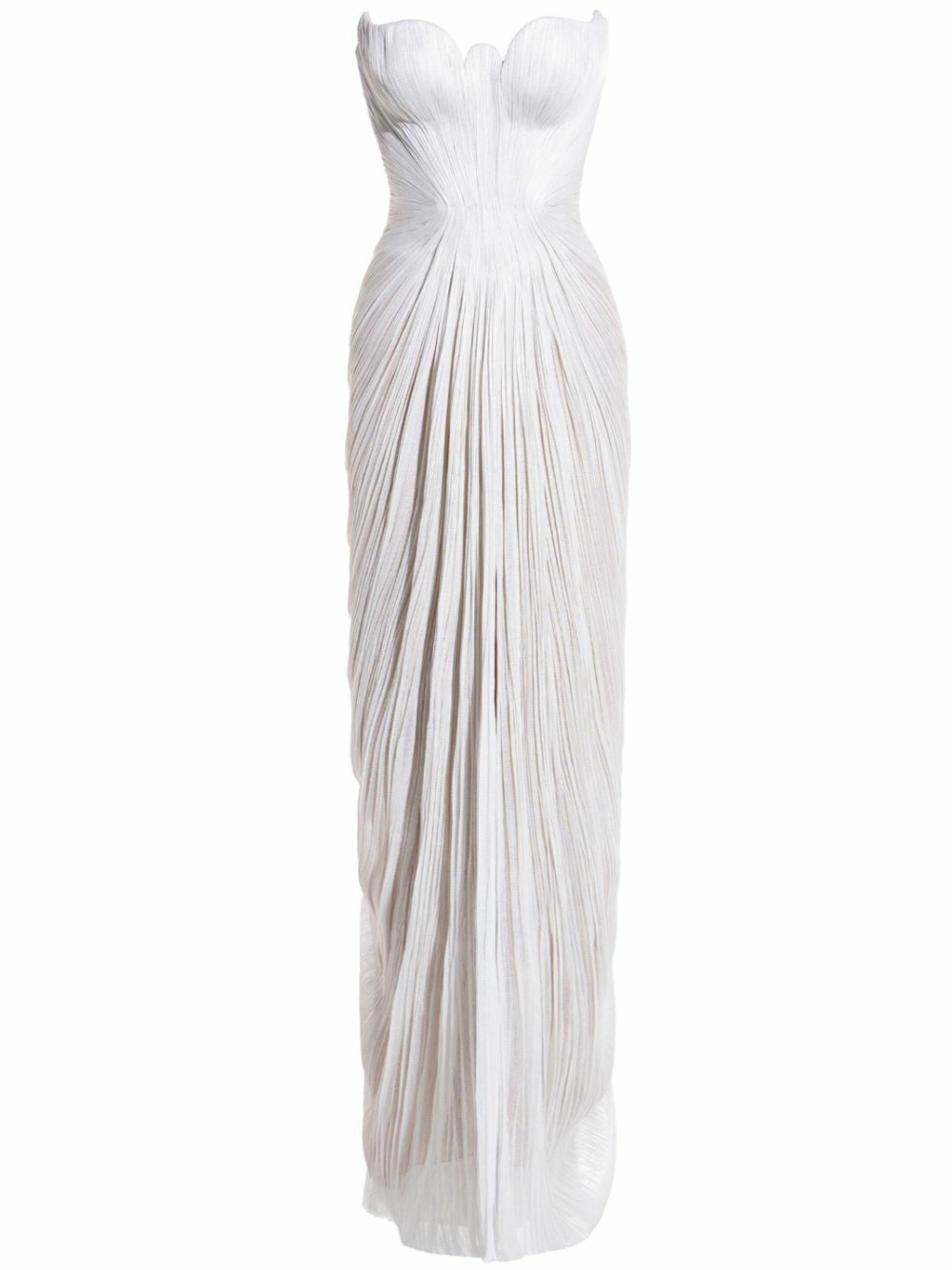 Maria Lucia Hohan White Jasleen Pleated Gown Maria Lucia Hohan