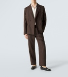 Bode Double-breasted linen blazer
