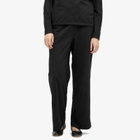 DONNI. Women's Jeresey Bow Simple Trousers in Jet