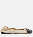 Christen Tabi leather ballet flats