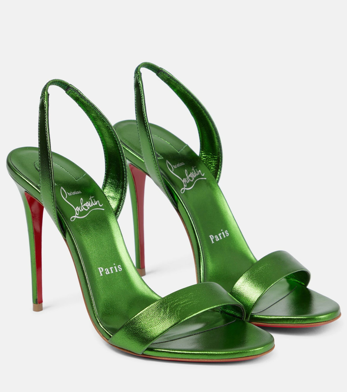 Christian Louboutin - O Marylin 100 metallic leather sandals
