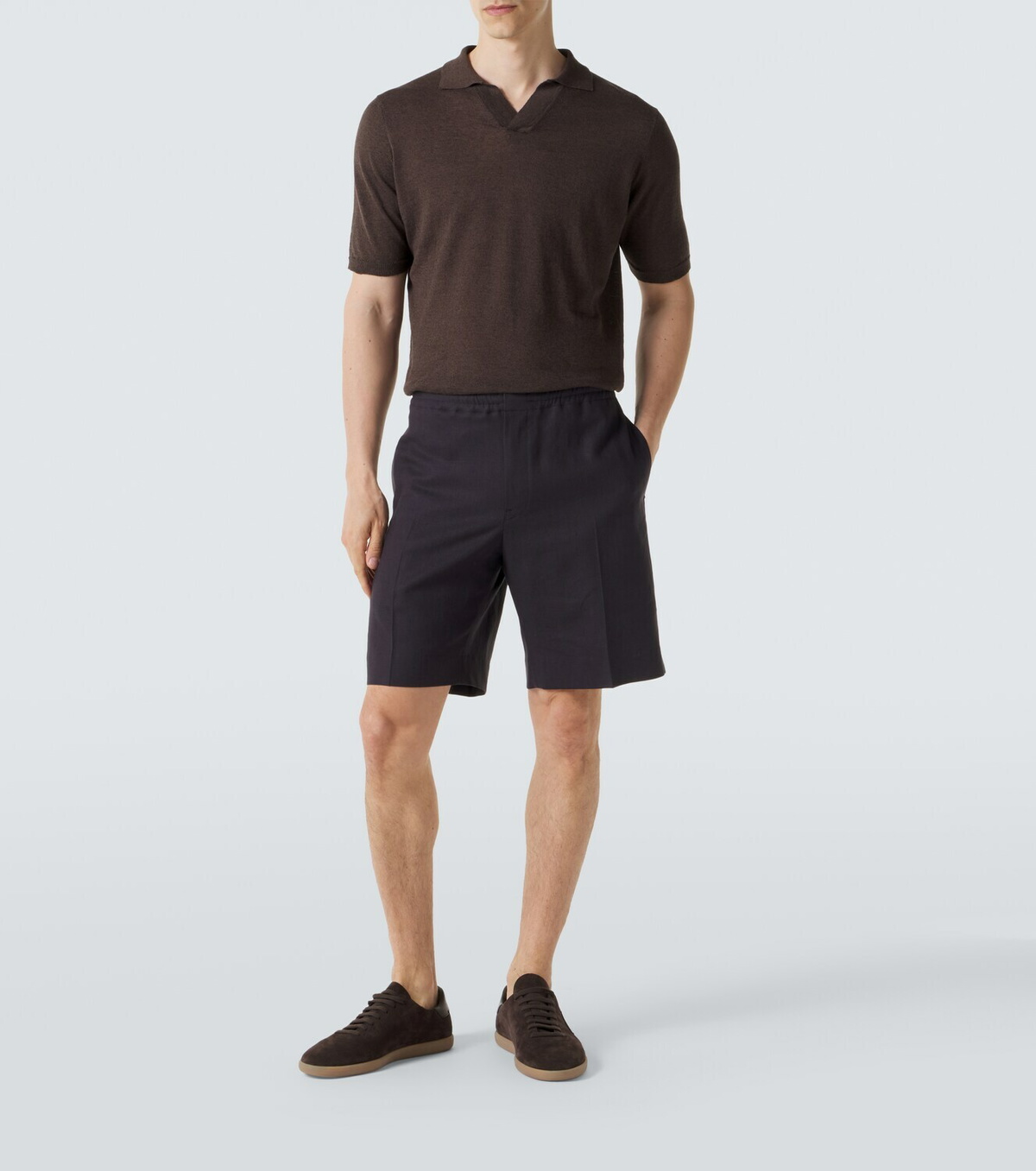 Zegna Linen Bermuda shorts