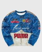 Puma X Asap Rocky Quilted Sweat Shirt Blue Zippers