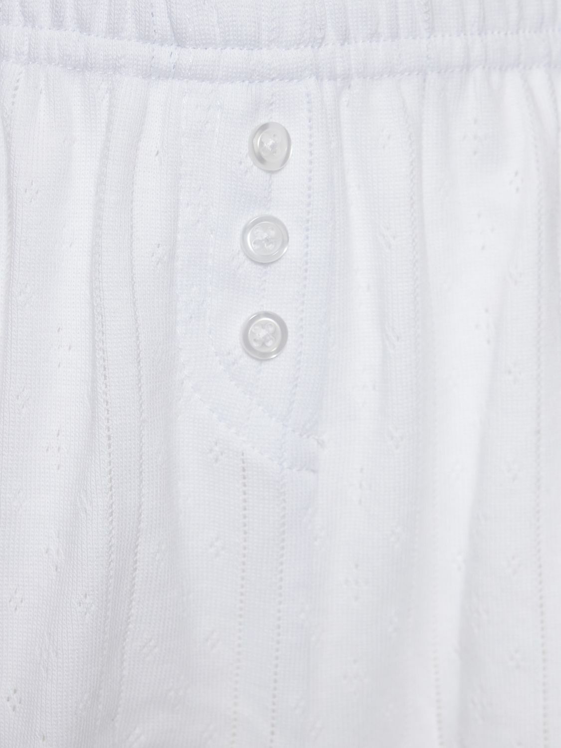 COU COU The Picot Pointelle Cotton Shorts