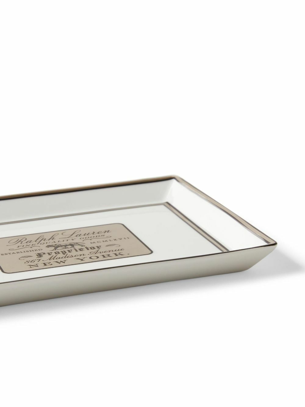 Ralph Lauren Home White Wincott Porcelain Tray