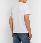 Sandro - Slim-Fit Embroidered Cotton-Jersey T-Shirt - White