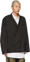 A. A. Spectrum Black Lightweight Mongolian Jacket